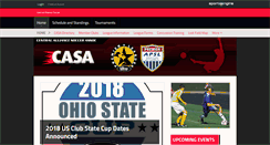 Desktop Screenshot of clevelandalliancesoccer.com